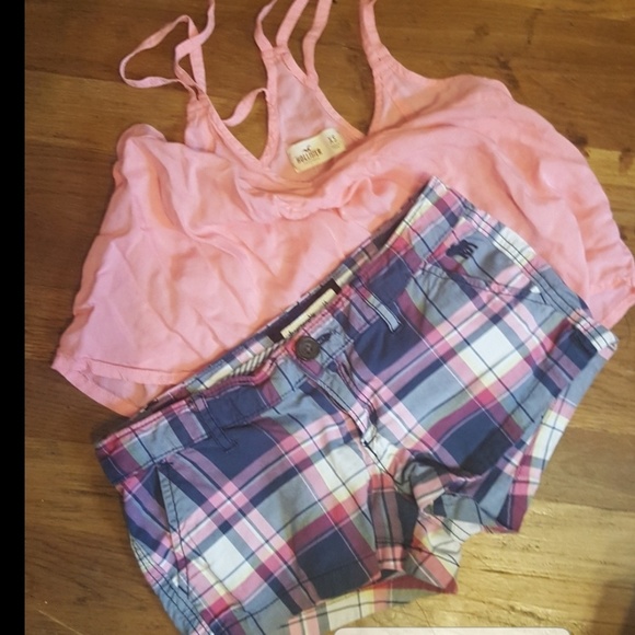 *Bundle*Like new Hollister&Abercrombie tank&short - Picture 1 of 7